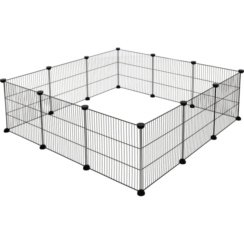 Kerbl Pet wybieg dla małych zwierząt - 12 elementów z siatki, 35 x 35 cm