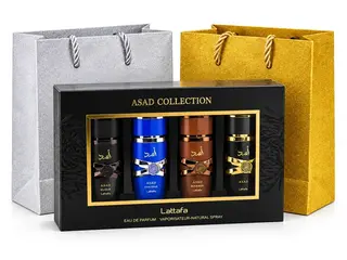 Lattafa Asad Collection Zestaw Perfum Męskich EDP 4x25 ml Na Prezent