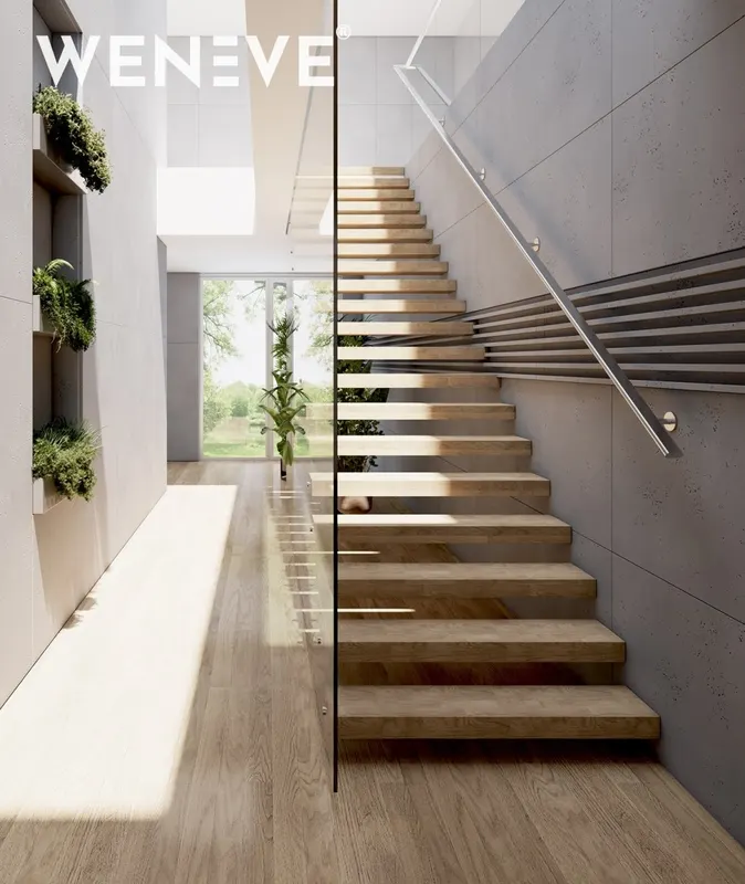 120x60 cm VT - (S96 Chłodna szarość) - płyta beton architektoniczny