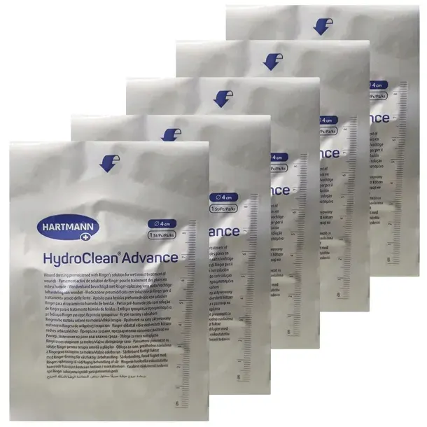 5x1 opatrunek hydroaktywny HYDROCLEAN ADVANCE 4cm jałowy oparzeń