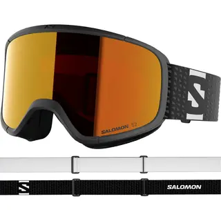 Salomon Lumi, gogle narciarskie, junior, czarne