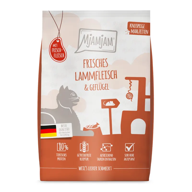 MjAMjAM Knusprige Mahlzeiten, jagnięcina i drób - 1,5 kg