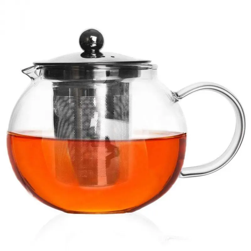 Dzbanek z zaparzaczem, zaparzacz, czajnik, 0,8 l, sitko