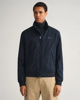 Gant Kurtka Męska Z Zamkiem Regular Fit Granatowa