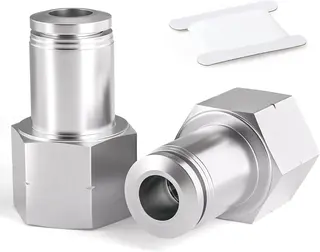 ZŁĄCZKA PNEUMATYCZNA PROSTA 8 MM 3/8 BSP STAL NIERDZEWNA 304