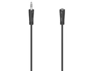 Kabel HAMA 3.5 mm Jack Wtyk - gniazdo Stereo 3.0 m Czarny