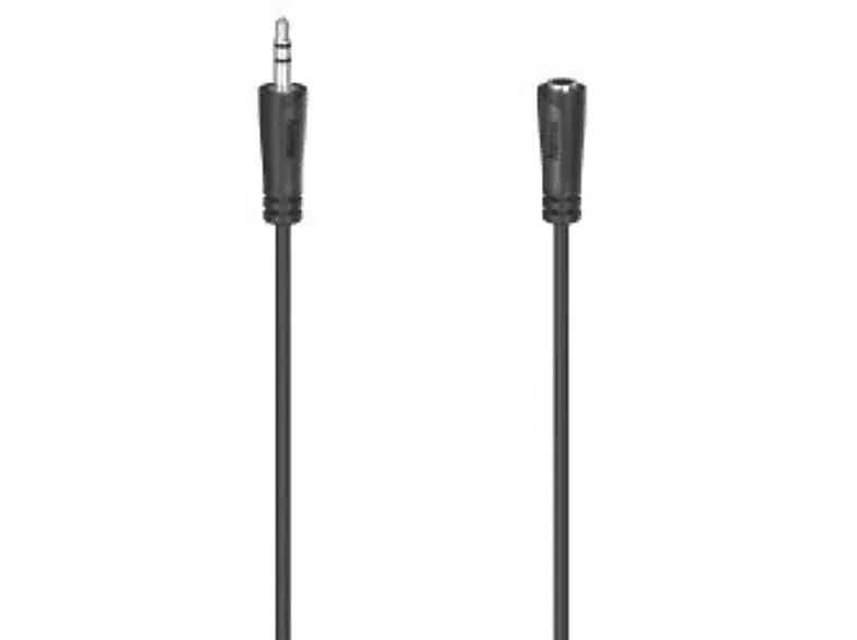 Kabel HAMA 3.5 mm Jack Wtyk - gniazdo Stereo 3.0 m Czarny