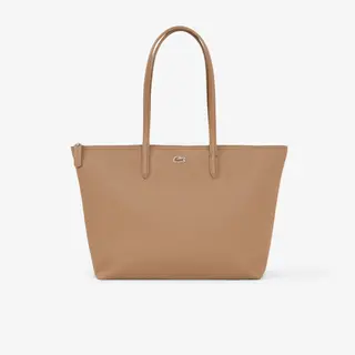 Lacoste Duża Torba Tote L.12.12 Concept Czarna