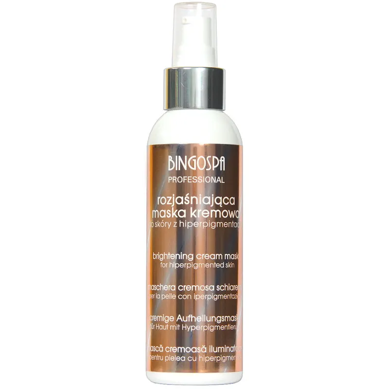 Rozjaśniająca maska do skóry z hiperpigmentacją 135 g BINGOSPA Professional