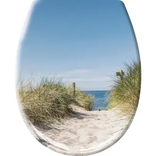 Kleine wolke borkum deska sedesowa multicolor 37x 45 cm duroplast wolnoopadająca