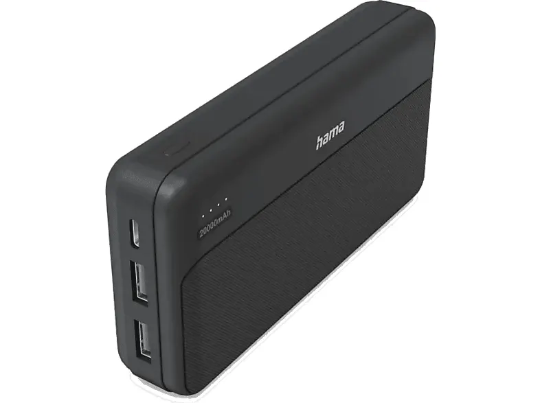 Powerbank HAMA Power Pack Pocket 20 20000 mAh Antracytowy