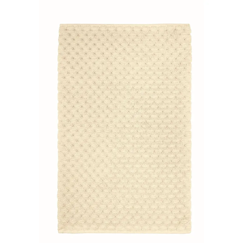Kleine wolke santiago ekologiczny dywanik łazienkowy naturalny beż 65 x 115 cm eco living