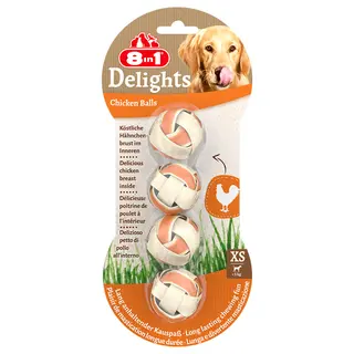8in1 Delights piłeczki do żucia - 36 g, 4 szt.