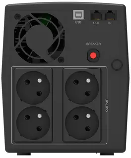 PowerWalker Zasilacz awaryjny UPS Line-Interactive 1500VA STL FR 4x PL 230V, USB, RJ11/45 In/Out