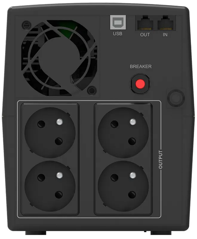 PowerWalker Zasilacz awaryjny UPS Line-Interactive 1500VA STL FR 4x PL 230V, USB, RJ11/45 In/Out