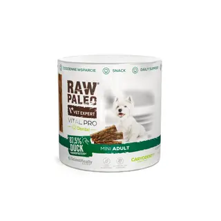 VETEXPERT Raw Paleo Vital Pro Dental Duck Mini Mono - przysmak dla psa - 100g