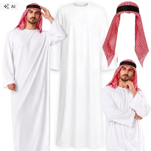STRÓJ ARABA SZEJK DUBAJSKI KSIĄŻE PRZEBRANIE BEDUIN SUŁTAN NA KARNAWAŁ S M