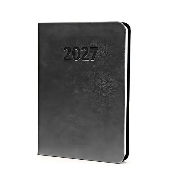 Kalendarz 2027 A6 Prestige Tygodniowy Czarny