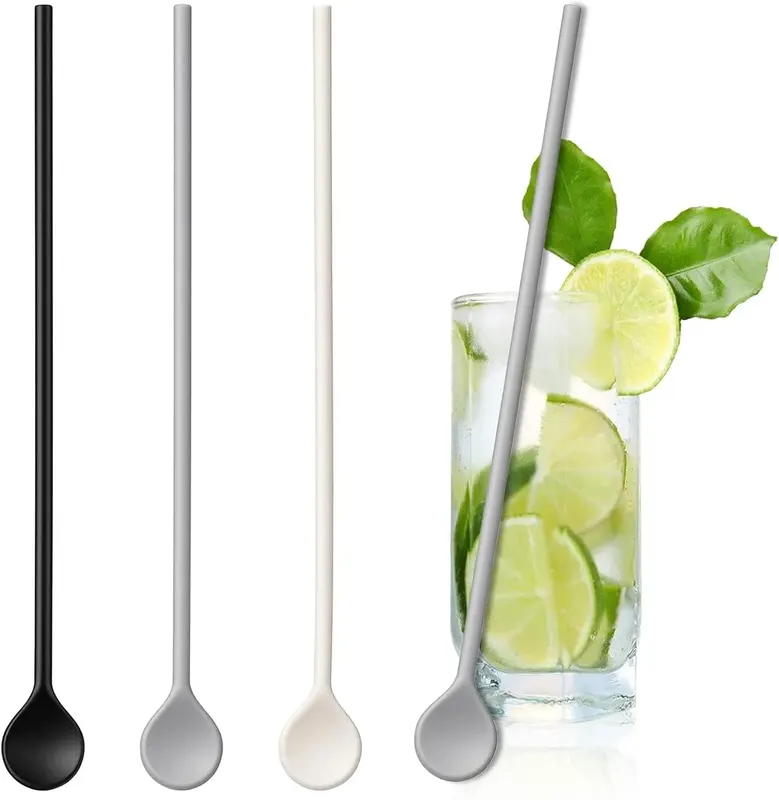 SILIKONOWE MIESZADŁA DO KAWY 24CM ZESTAW 3 SZT ERGONOMICZNE