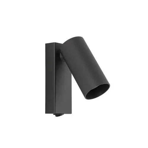 Kinkiet regulowany FOURTY 11766 Nowodvorski UMBRA GRAY nowoczesny design z wbudowanym włącznikiem, GU10 R35