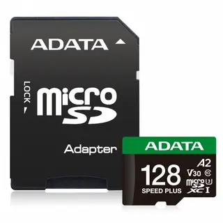 Adata Karta pamięci microSD Speed Plus 128GB UHS1 U3 V30 A2 180/160 MB/s