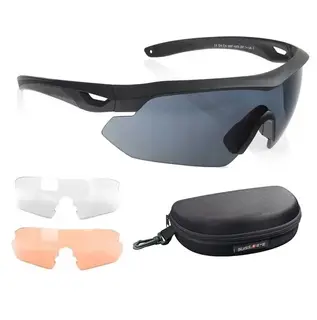 Okulary Strzeleckie Ochronne Taktyczne Balistyczne SWISSEYE NIGHTHAWK Black