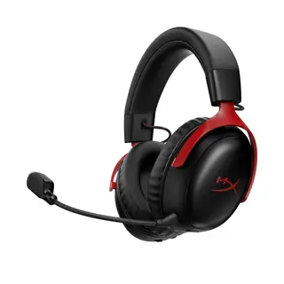 HyperX Cloud III S Wireless – bezprzewodowy zestaw słuchawkowy do gier (czarno-czerwony)