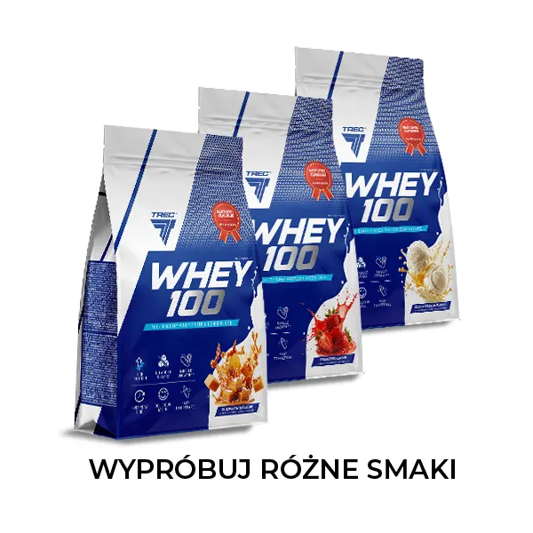 Zestaw WHEY 100 - 3 sztuki po 900g