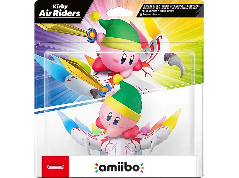 Figurka AMIIBO Sword Kirby & Dragoon (Kirby Air Riders) Wielokolorowy