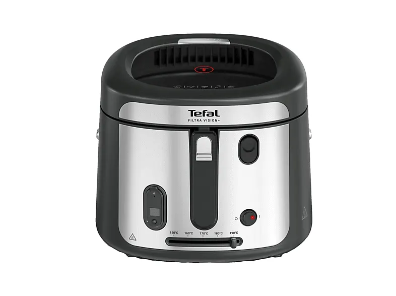 Frytkownica tradycyjna TEFAL Filtra Vision+ FF2588E0 Srebrno-czarny