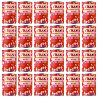 TILLO Kawałki w sosie Wołowina - mokra karma dla psa - 24x415g