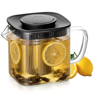 Zaparzacz Dzbanek z Zaparzaczem Sitkiem Imbryk Parzenia Herbaty Ziół 600 ml