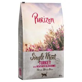 Purizon Single Meat, indyk z kwiatami wrzosu - 6,5 kg