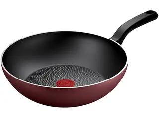 Wok TEFAL Simply Cook H0581902 28cm Bordowy