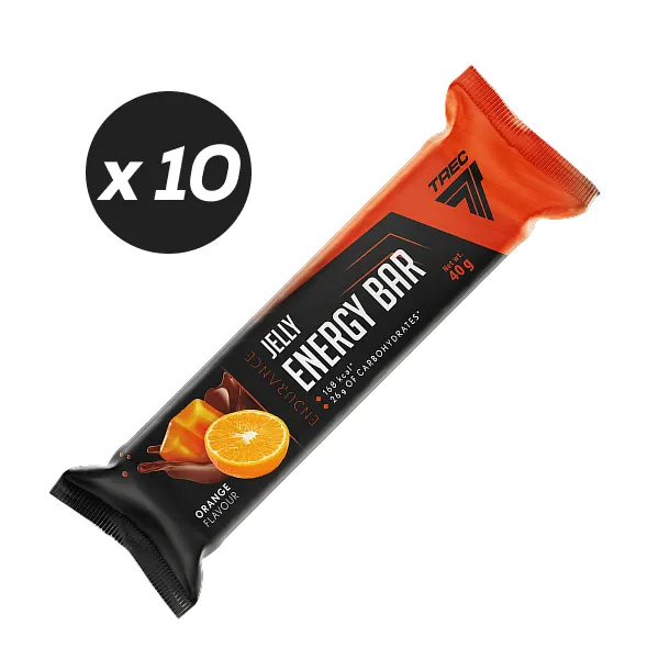 Zestaw 10 batonów energetycznych z galaretką - JELLY ENERGY BAR