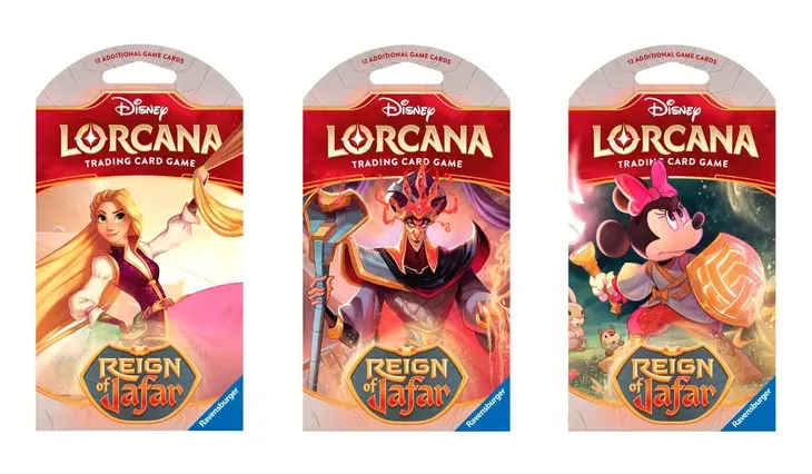 Karty Disney Lorcana: CH8 Reign of Jafar - Sleeved Booster Pack (1 Paczka)