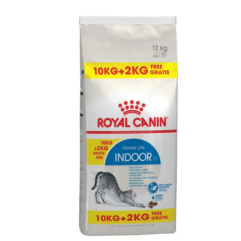 Royal Canin Indoor  - 10 kg + 2 kg gratis!