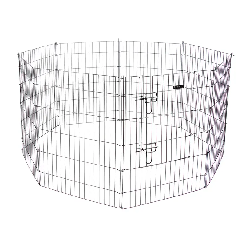 Kerbl Pet kojec z drzwiczkami dla szczeniąt i małych zwierząt - 8 elementów o wymiarach 57 x 78 cm
