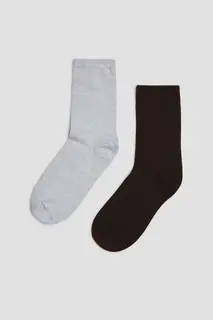 2 pack gładkich skarpet