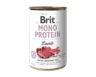 BRIT Mono Protein Lamb - mokra karma dla psa - 400g