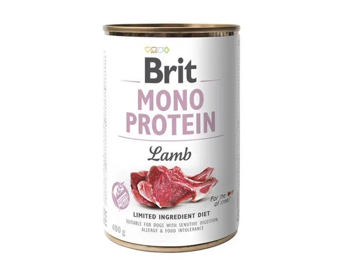 BRIT Mono Protein Lamb - mokra karma dla psa - 400g