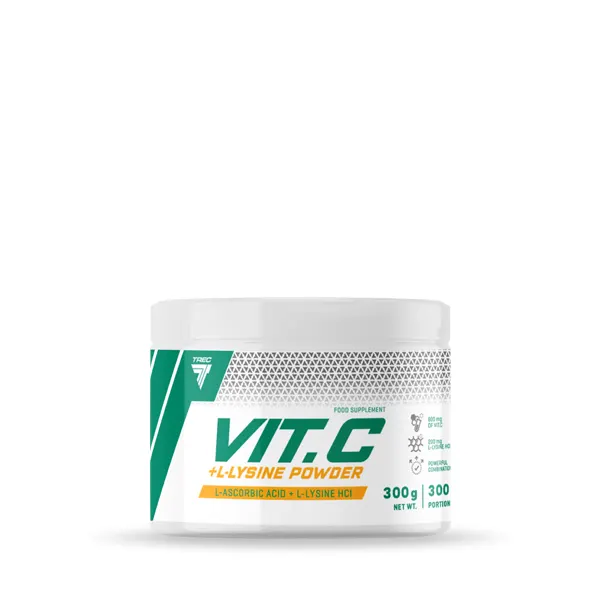 VIT. C + LYSINE – witamina C i lizyna w proszku - 300 g
