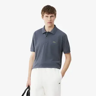 Lacoste Koszulka Polo L.12.12 Classic Fit Szara Męskie Szary
