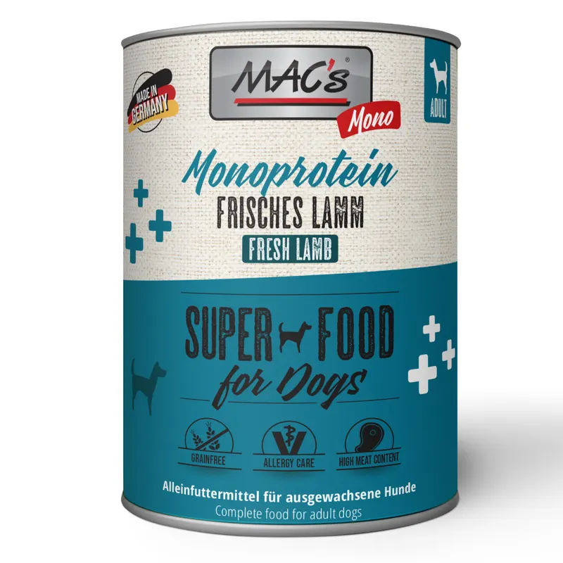 MAC's Mono Sensitive, 6 x 800 g - Jagnięcina