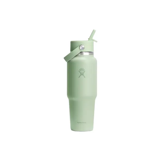 Podróżna butelka na wodę Hydro Flask Wide Mouth Flex Straw Cap Aloe, 946 ml