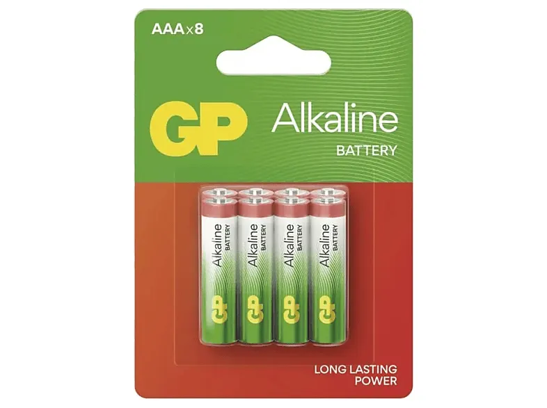 Bateria alkaliczna GP Alkaline AAA LR03 8 szt.