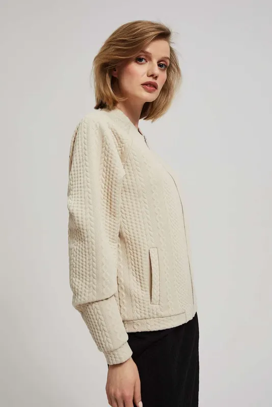 Rozpinana bluza z kieszeniami