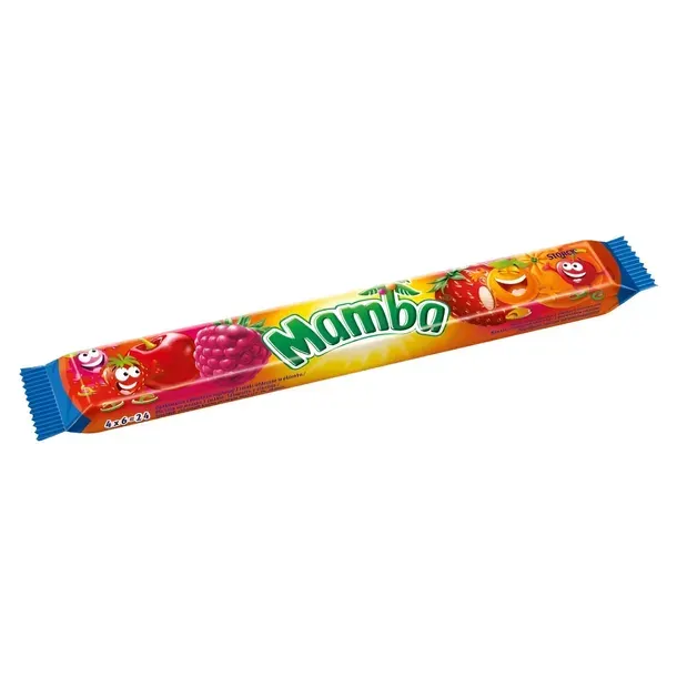 MAMBA Guma Rozpuszczalna Owocowa Pasek 106g