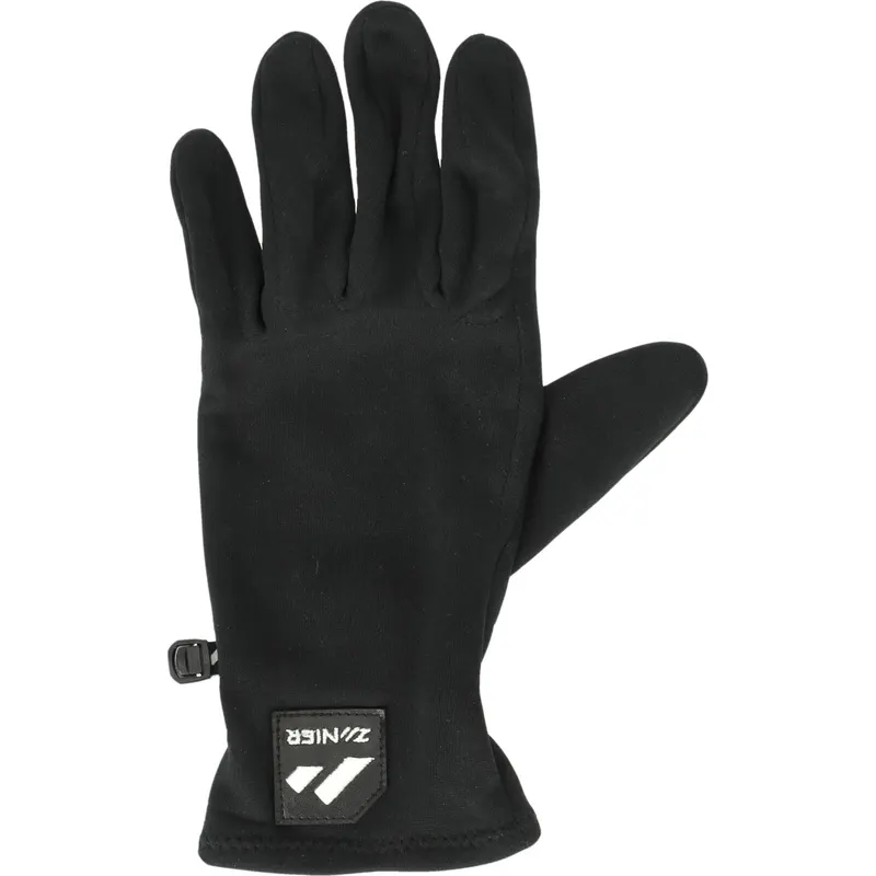 Zanier Pontetorto Fleece, rękawice, czarne