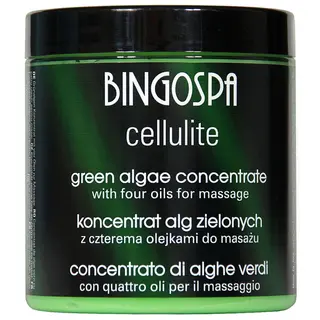 Koncentrat alg zielonych z czterema olejkami do masażu BINGOSPA cellulite